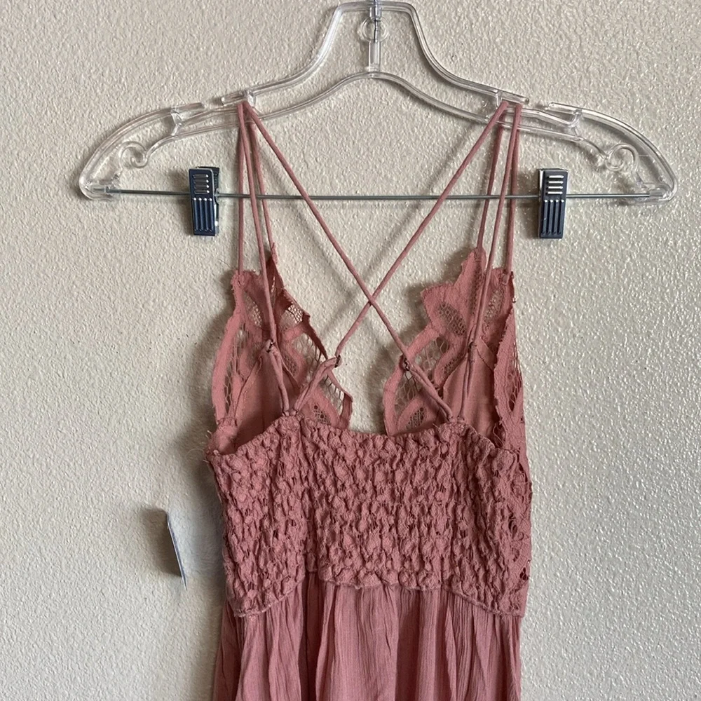 Free People Adella Slip Dress in Rose (Size XS) - Picture 9 of 11